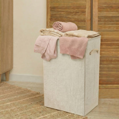 9" Off White Wicker Single Door Linen Cabinet HomeRoots