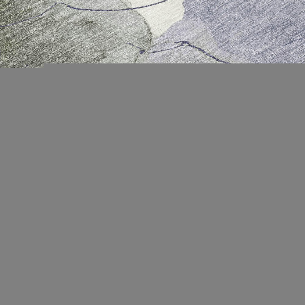 8' X 10' Lavender And Ivory Abstract Washable Indoor Outdoor Area Rug — view 19