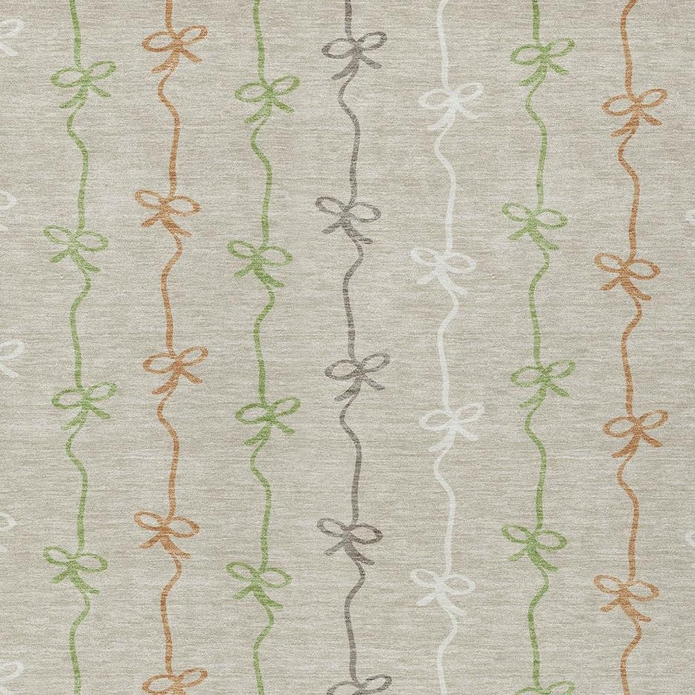 3' X 5' Beige And Gray Southwestern Washable Indoor Outdoor Area Rug HomeRoots