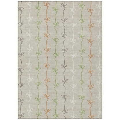 10' X 14' Beige And Gray Southwestern Washable Indoor Outdoor Area Rug HomeRoots