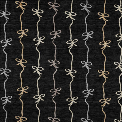 3' X 5' Black And Gray Southwestern Washable Indoor Outdoor Area Rug HomeRoots