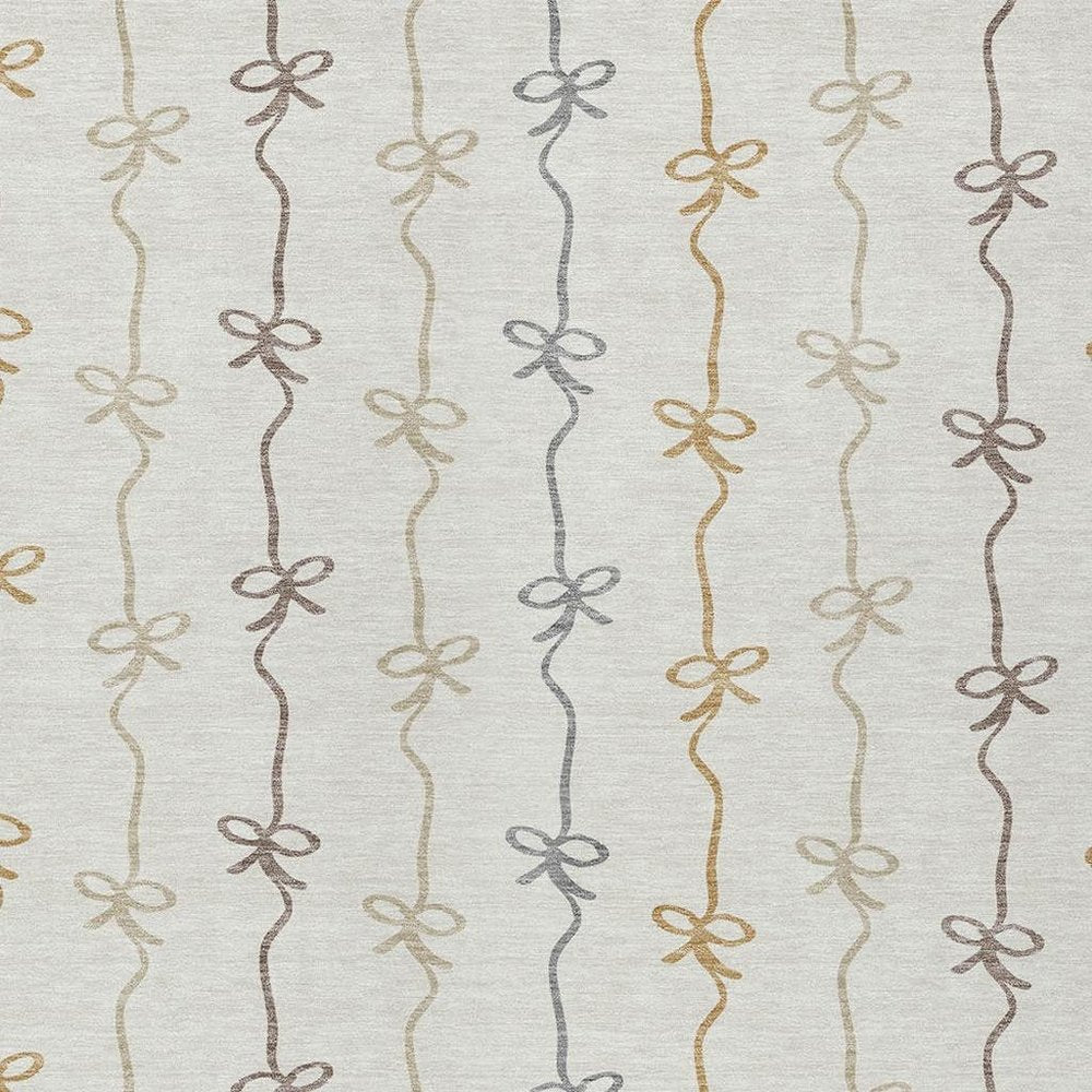 8' X 10' Ivory And Gray Southwestern Washable Indoor Outdoor Area Rug HomeRoots