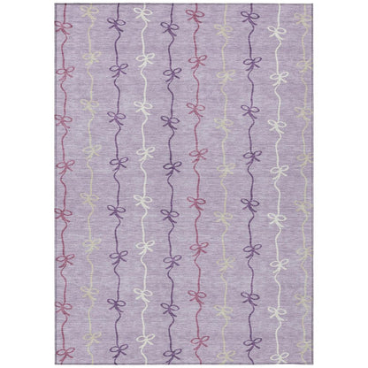 3' X 5' Lavender And Mauve Southwestern Washable Indoor Outdoor Area Rug HomeRoots