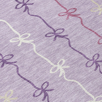 3' X 5' Lavender And Mauve Southwestern Washable Indoor Outdoor Area Rug HomeRoots