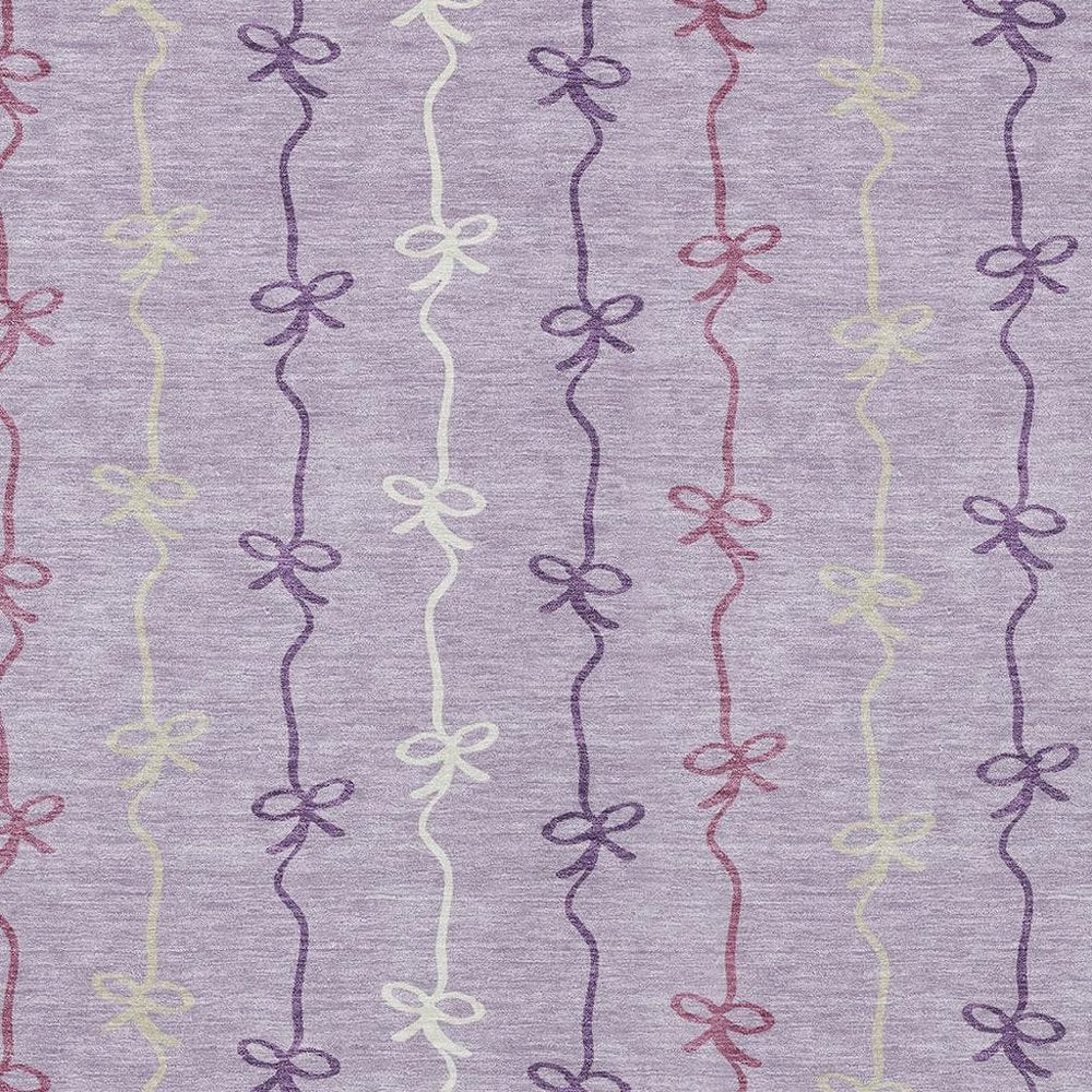 5' X 8' Lavender And Mauve Southwestern Washable Indoor Outdoor Area Rug HomeRoots