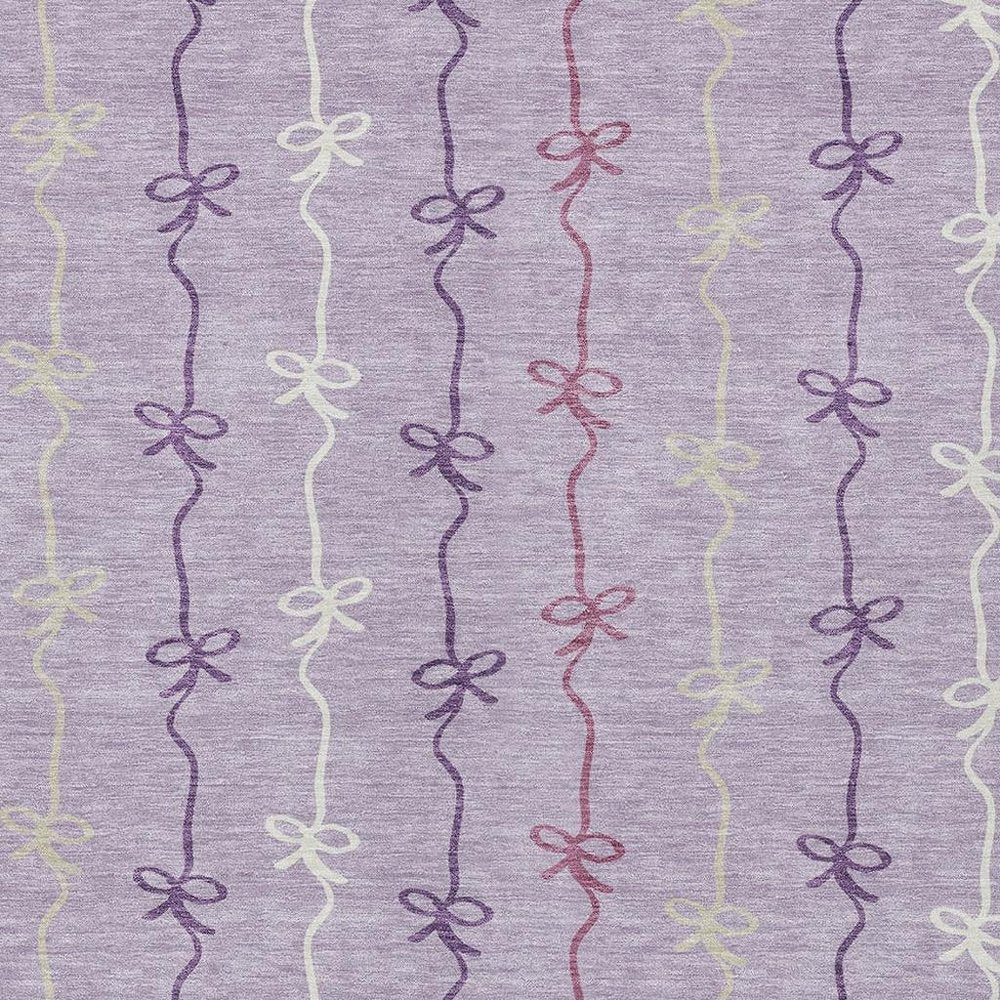 8' X 10' Lavender And Mauve Southwestern Washable Indoor Outdoor Area Rug HomeRoots