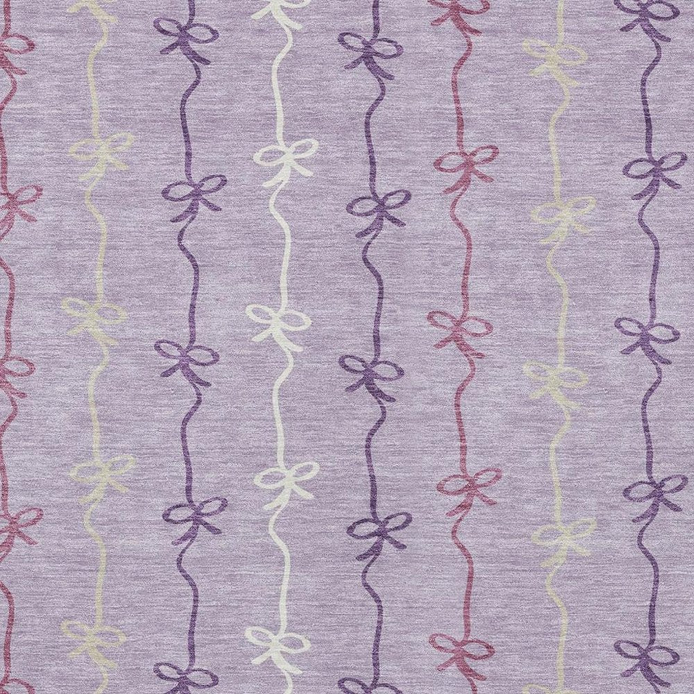 9' X 12' Lavender And Mauve Southwestern Washable Indoor Outdoor Area Rug HomeRoots