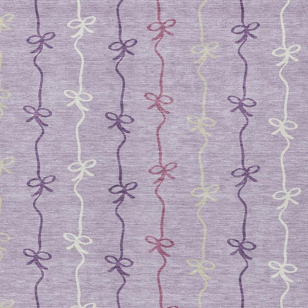 10' X 14' Lavender And Mauve Southwestern Washable Indoor Outdoor Area Rug HomeRoots