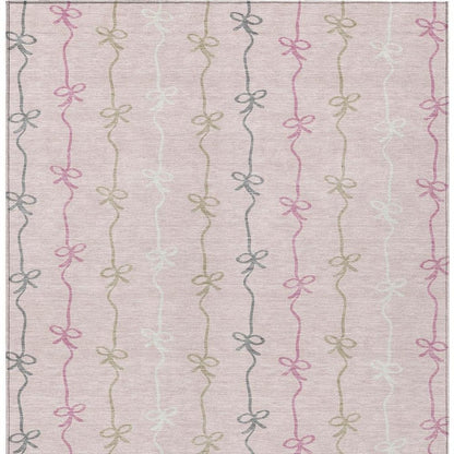 10' X 14' Pink And Gray Southwestern Washable Indoor Outdoor Area Rug HomeRoots