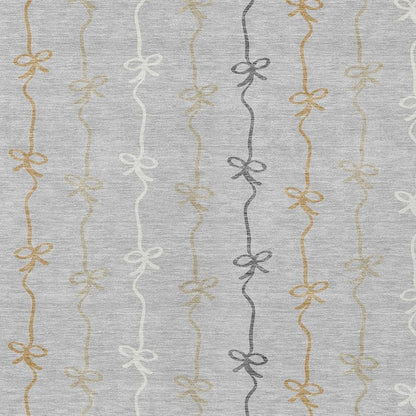 9' X 12' Silver And Gray Southwestern Washable Indoor Outdoor Area Rug HomeRoots
