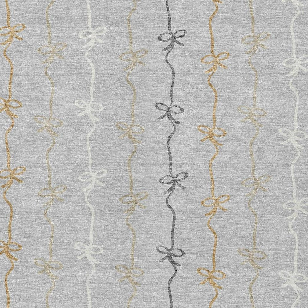 10' X 14' Silver And Gray Southwestern Washable Indoor Outdoor Area Rug HomeRoots