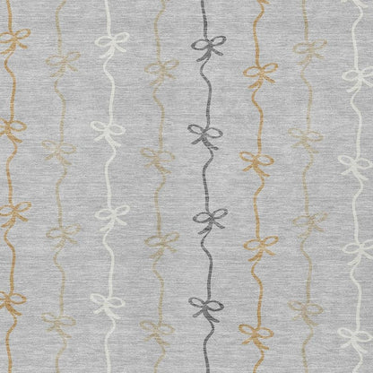 10' X 14' Silver And Gray Southwestern Washable Indoor Outdoor Area Rug HomeRoots