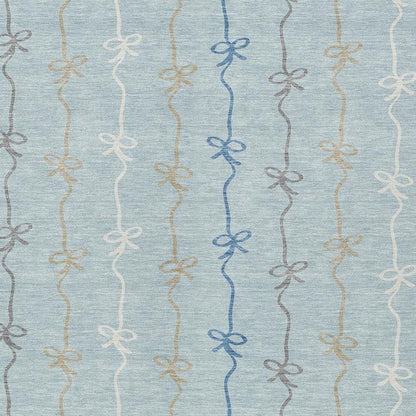 3' X 5' Sky Blue And Denim Blue Southwestern Washable Indoor Outdoor Area Rug HomeRoots