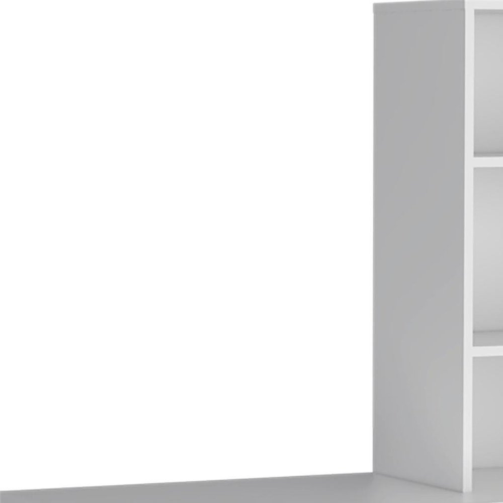 39" Black Wood Pedestal Computer Desk