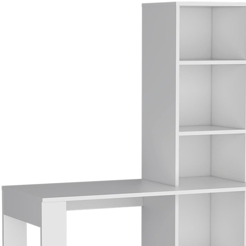 39" Black Wood Pedestal Computer Desk