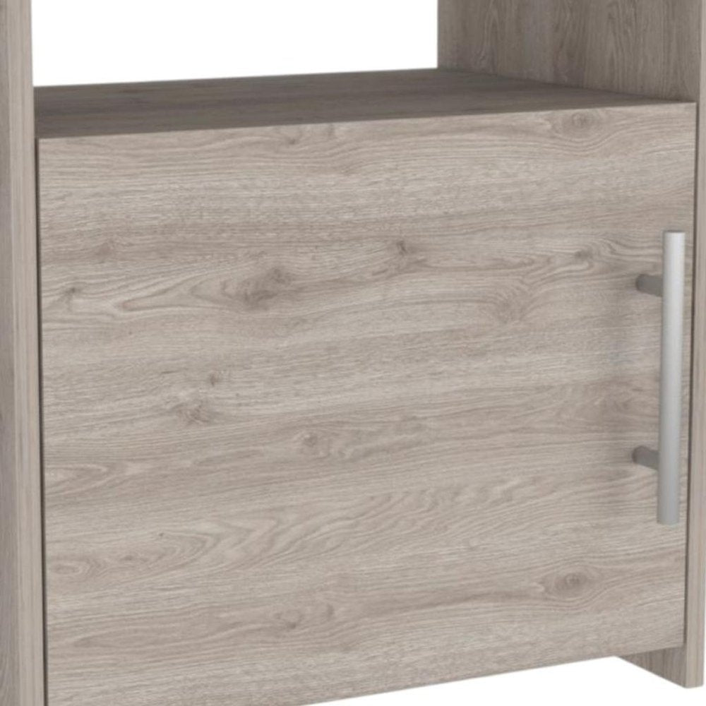 20" Black Wood Nightstand HomeRoots