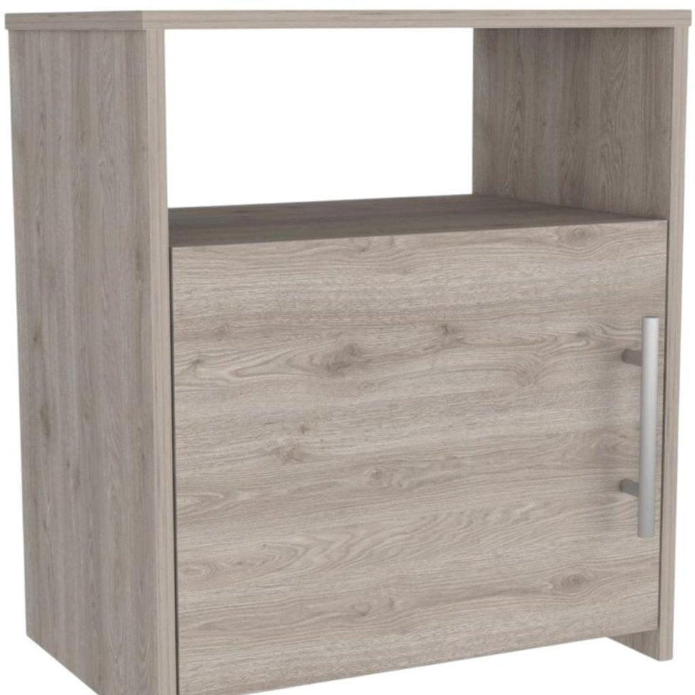 20" Black Wood Nightstand — view 10
