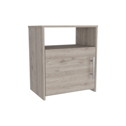 20" Black Wood Nightstand