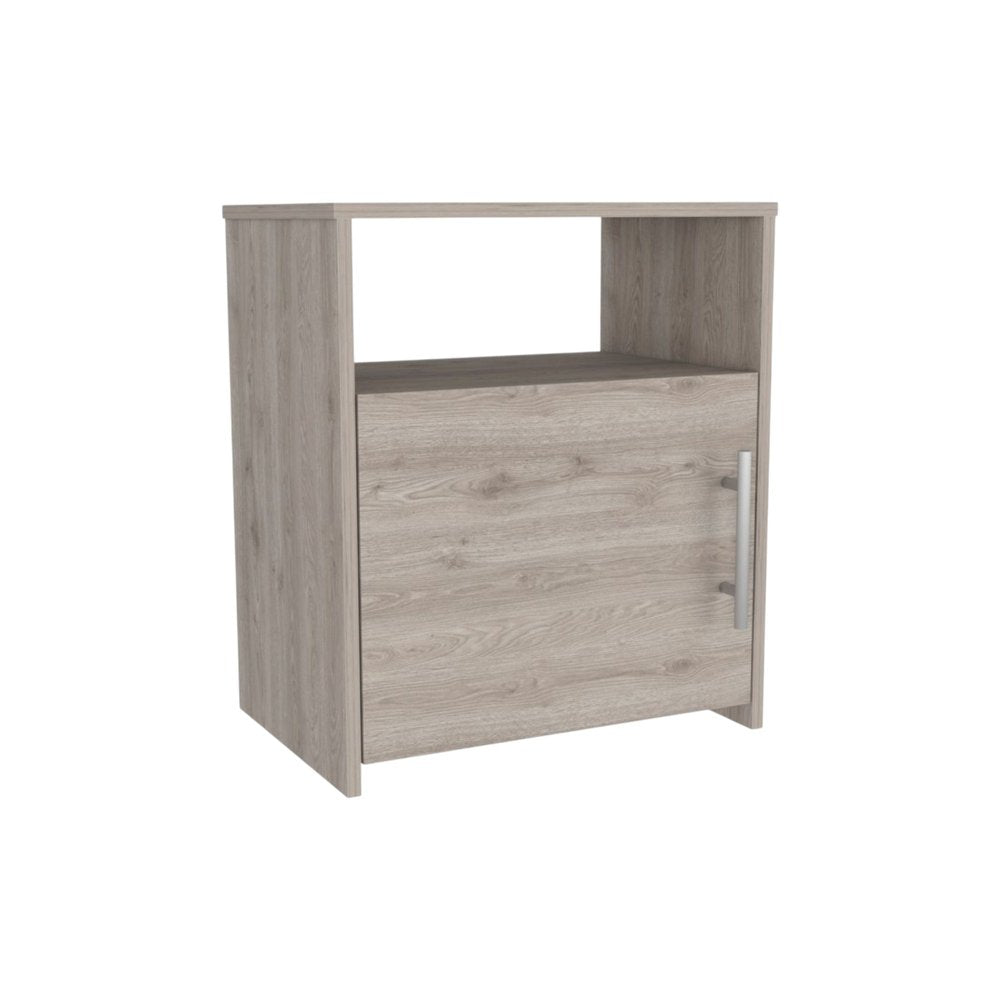 20" Black Wood Nightstand — view 8