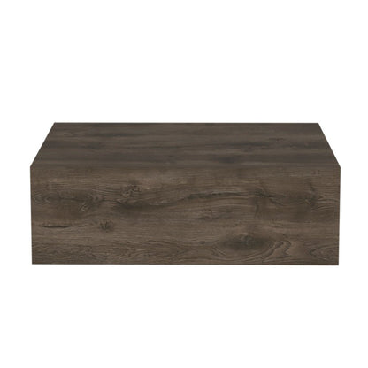 16" Brown Wood One Drawer Floating Nightstand HomeRoots