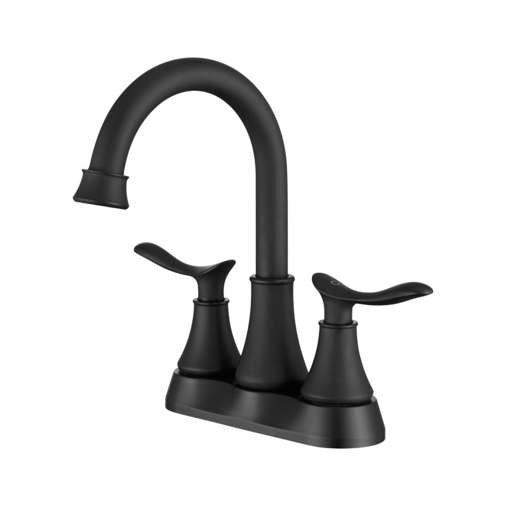 8" Black Stainless Steel Centerset Faucet HomeRoots