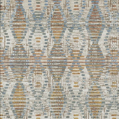 9' X 12' Ivory And Beige Floral Medallion Washable Indoor Outdoor Area Rug HomeRoots