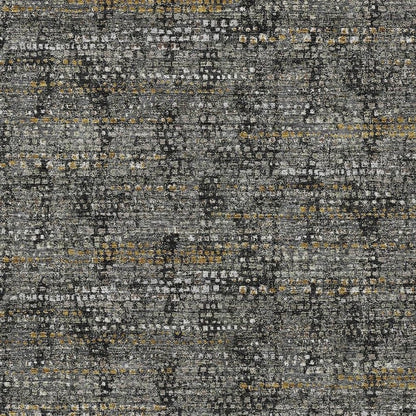 8' X 10' Black And Graphite Abstract Washable Indoor Outdoor Area Rug HomeRoots