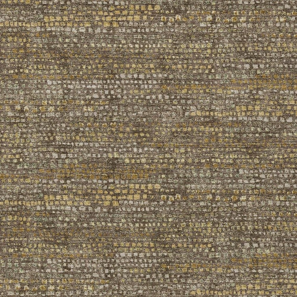 5' X 8' Chocolate And Brown Abstract Washable Indoor Outdoor Area Rug HomeRoots