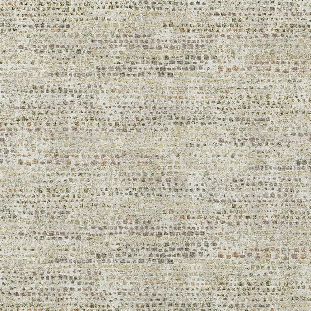 5' X 8' Ivory And Beige Abstract Washable Indoor Outdoor Area Rug HomeRoots