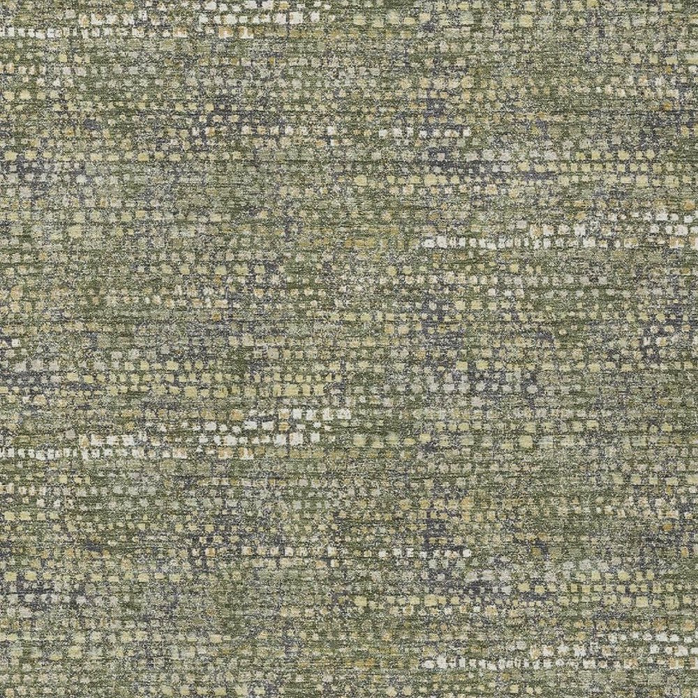 8' X 10' Olive Green And Green Abstract Washable Indoor Outdoor Area Rug HomeRoots