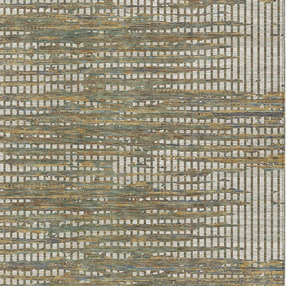 10' X 14' Beige And Brown Abstract Washable Indoor Outdoor Area Rug HomeRoots