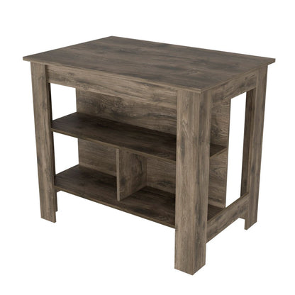28" Brown Wood Kitchen Island HomeRoots