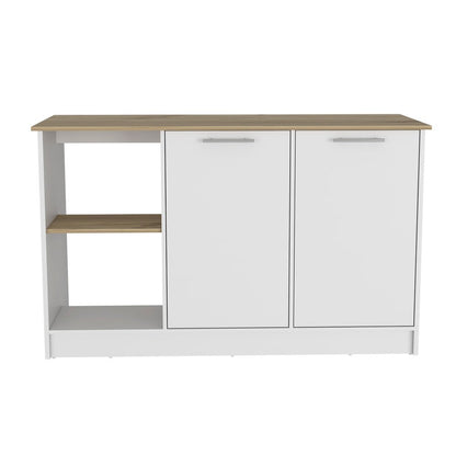 25" White Wood Kitchen Island HomeRoots