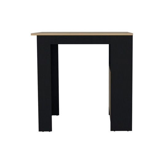23" Black Wood Kitchen Island