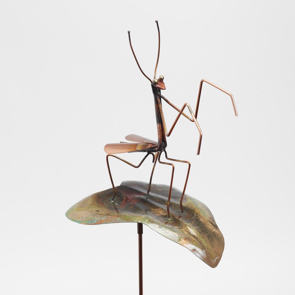 9" Copper Insect Garden Stake — view 4