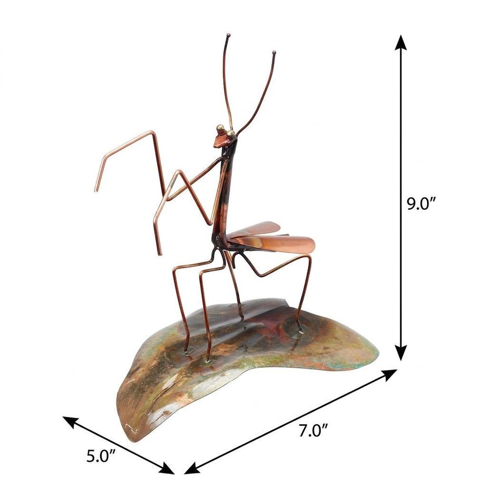 9" Copper Insect Garden Stake — view 5