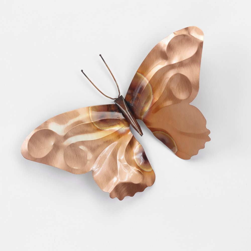 7" Copper Insect Garden Stake — view 1