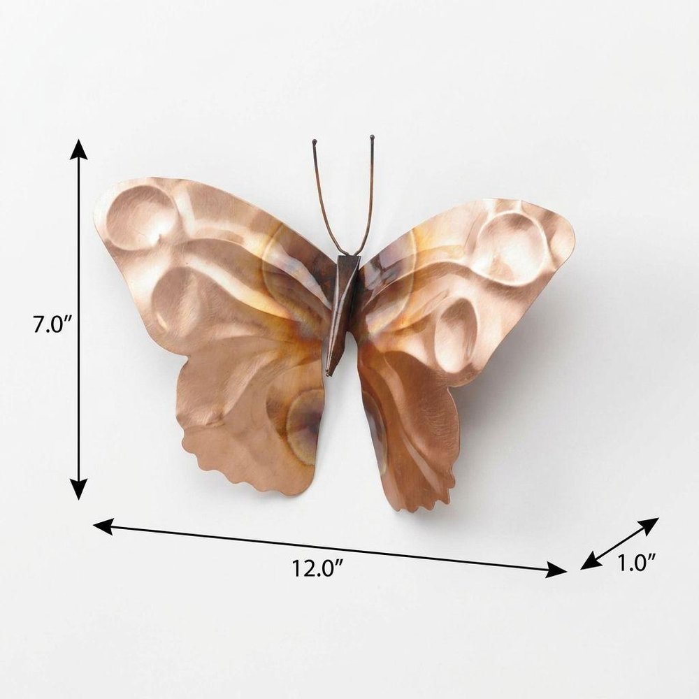 7" Copper Insect Garden Stake — view 3