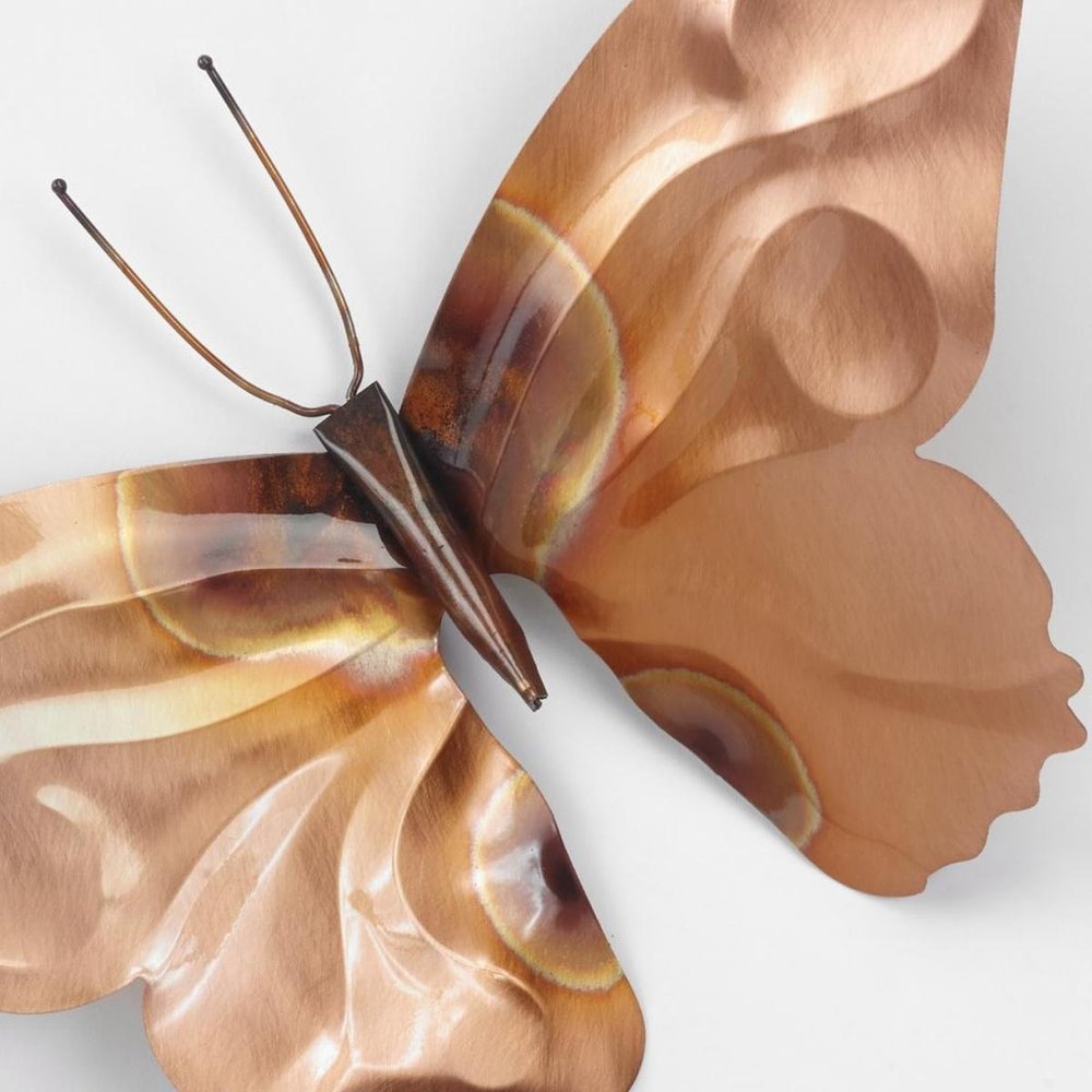 7" Copper Insect Garden Stake — view 4