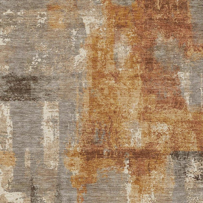 8' X 10' Taupe And Gray Abstract Washable Indoor Outdoor Area Rug HomeRoots