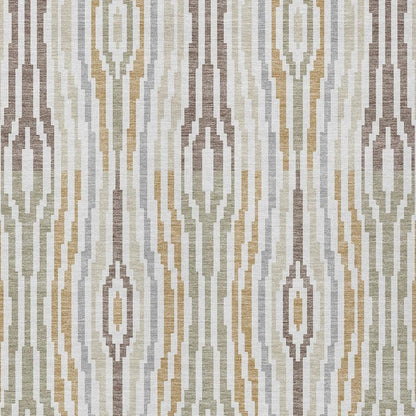 3' X 5' Ivory And Brown Abstract Washable Indoor Outdoor Area Rug HomeRoots