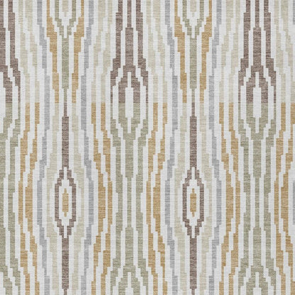 3' X 5' Ivory And Brown Abstract Washable Indoor Outdoor Area Rug HomeRoots