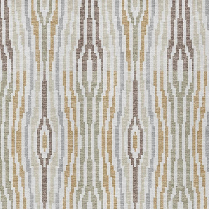 9' X 12' Ivory And Brown Abstract Washable Indoor Outdoor Area Rug HomeRoots
