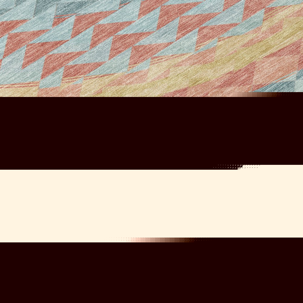 10' X 14' Teal Blue And Granite Gray Geometric Washable Indoor Outdoor Area Rug HomeRoots