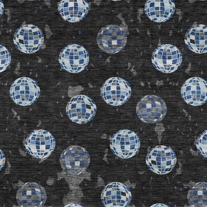 3' X 5' Black And Red Geometric Washable Indoor Outdoor Area Rug HomeRoots