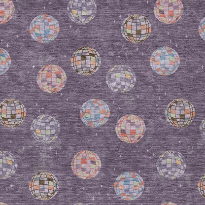 3' X 5' Plum And Purple Geometric Washable Indoor Outdoor Area Rug HomeRoots