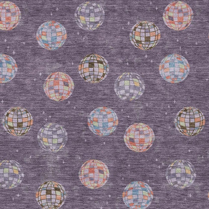 3' X 5' Plum And Purple Geometric Washable Indoor Outdoor Area Rug HomeRoots
