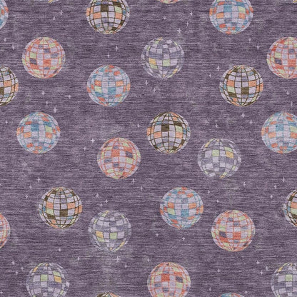5' X 8' Plum And Purple Geometric Washable Indoor Outdoor Area Rug HomeRoots