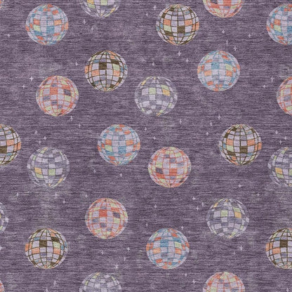 8' X 10' Plum And Purple Geometric Washable Indoor Outdoor Area Rug HomeRoots