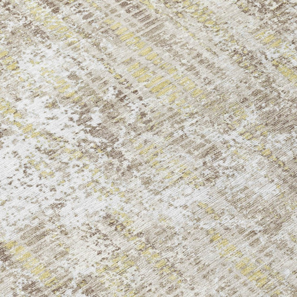 5' X 8' Ivory And Blue Abstract Washable Indoor Outdoor Area Rug HomeRoots